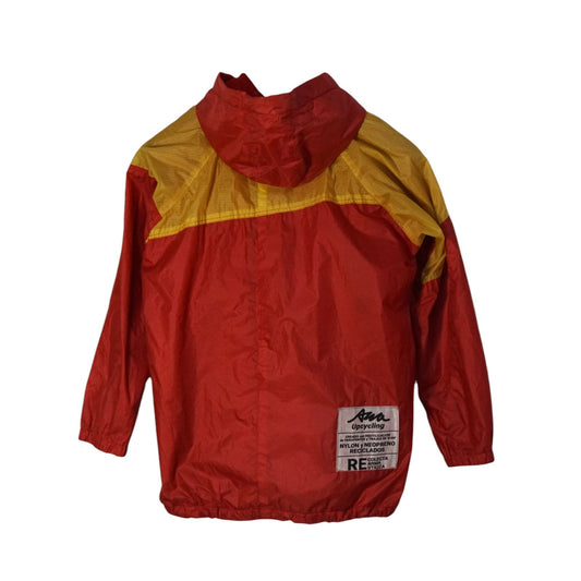 Cortaviento kids Rojo Triangulo Amarillo