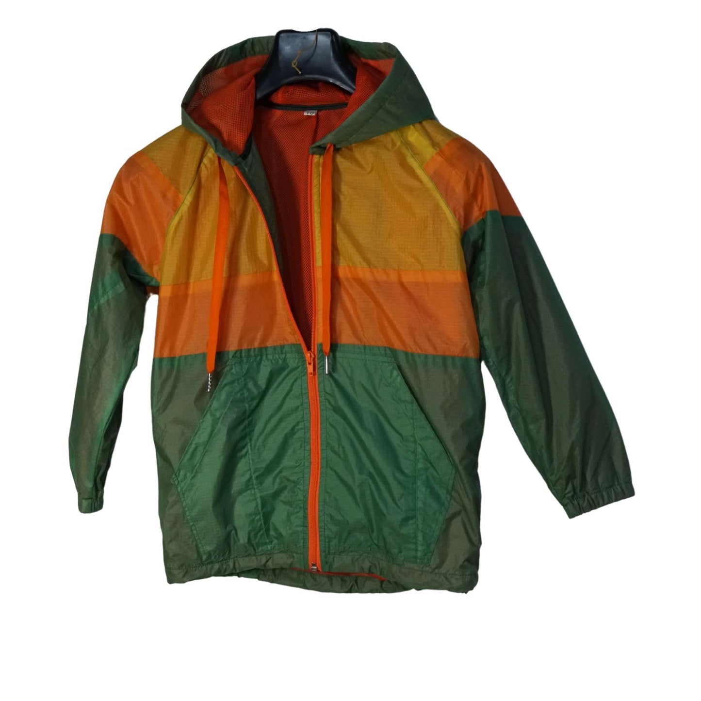 Cortaviento kids Amarillo Naranja Verde