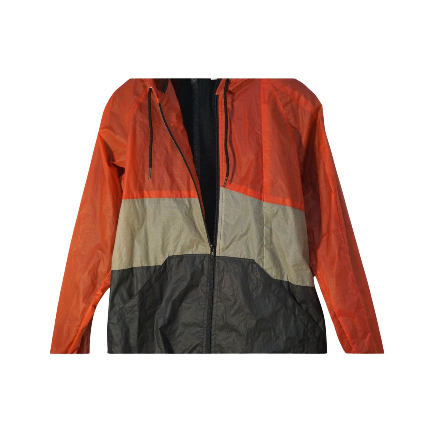 Cortaviento Rojo Negro