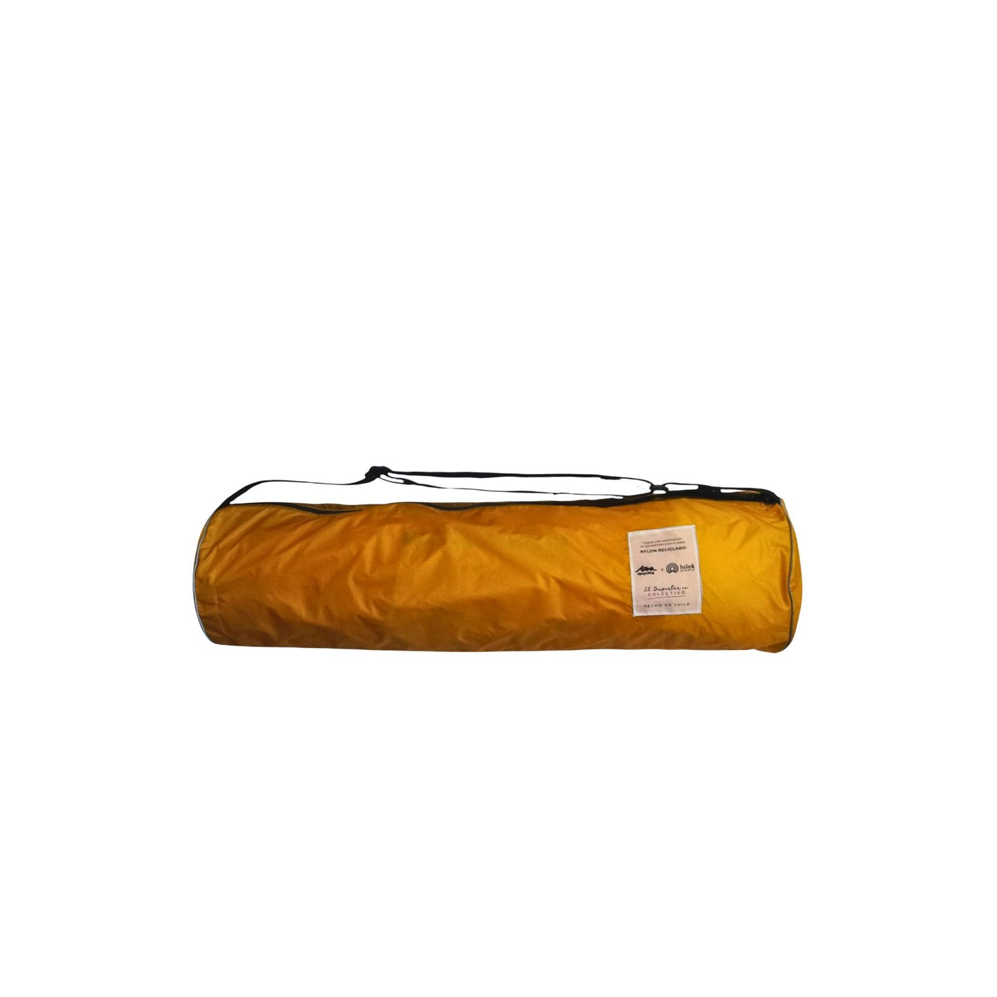 Porta Mat Amarillo cinta color negra