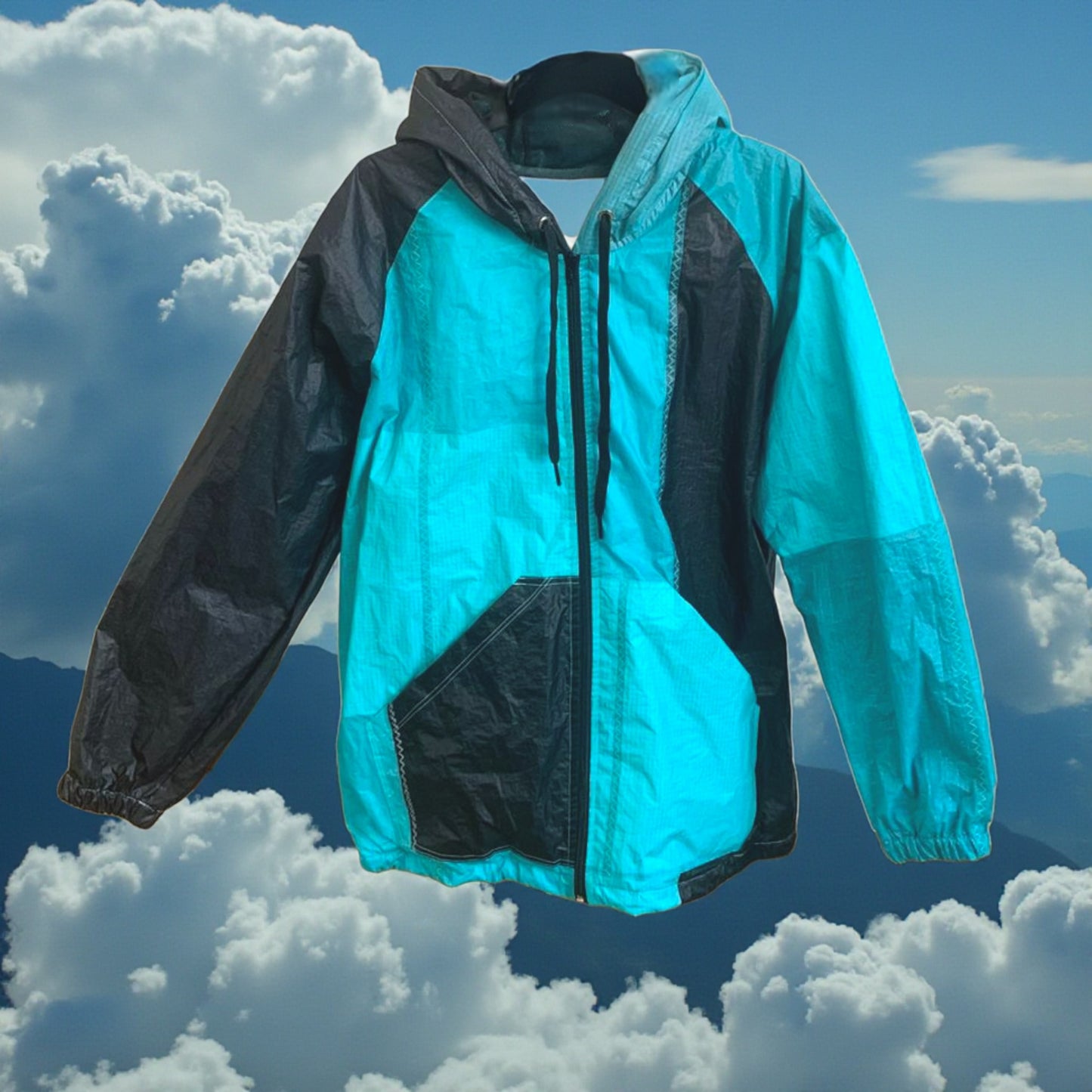 Cortaviento tela de Kitesurf azul